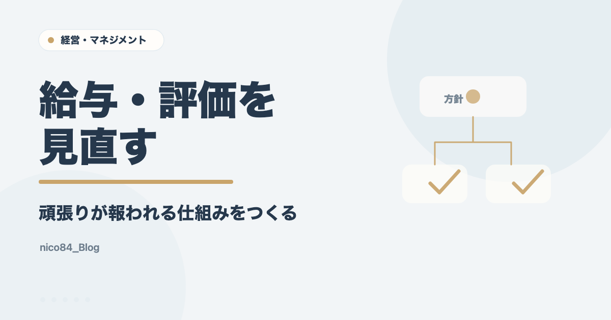 給与・評価を
